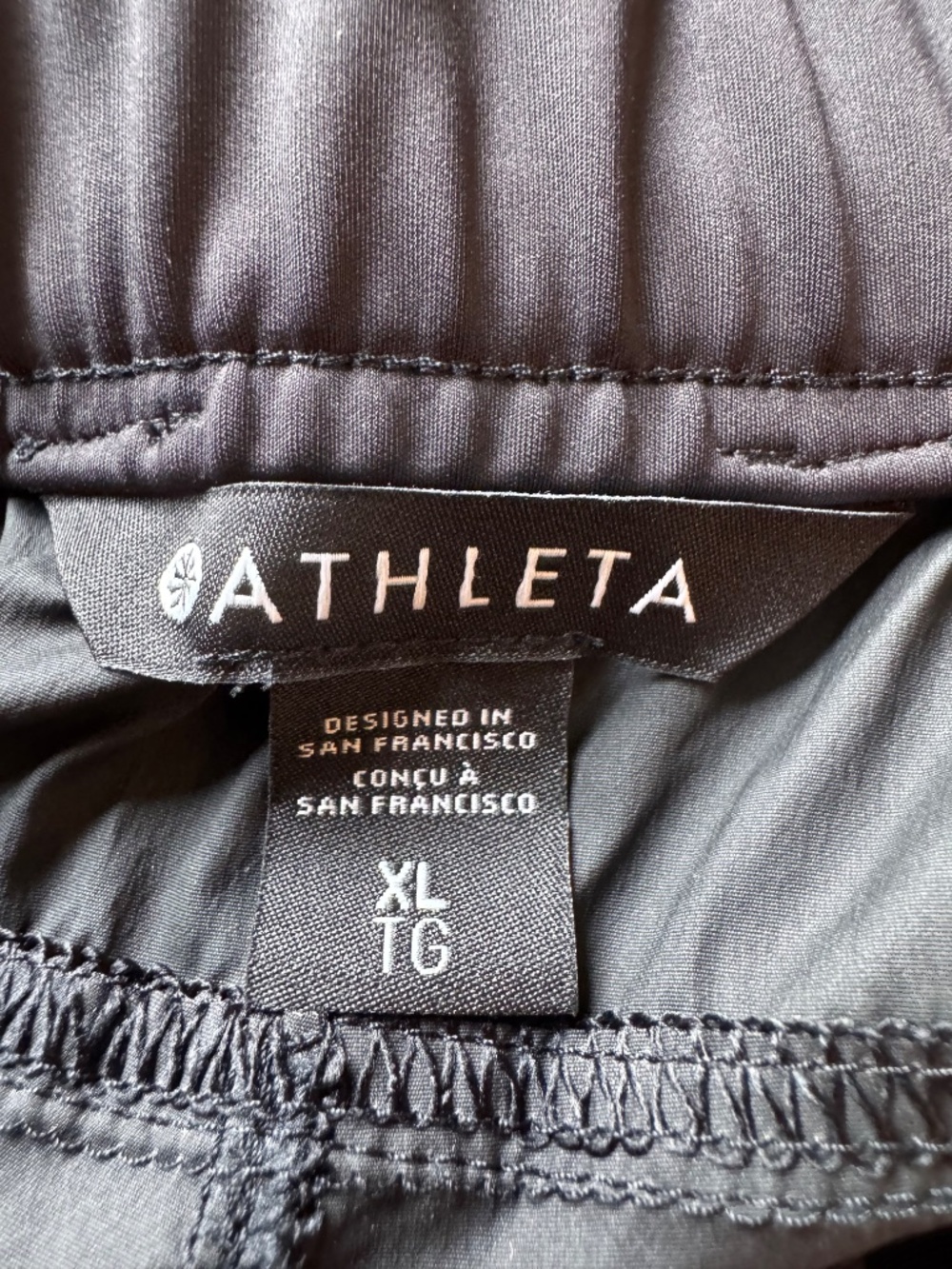 ATHLETA RISE PANT/PANTALON RISE BLACK JOGGER PANTS IN SIZE XL NWT - Picture 8 of 13